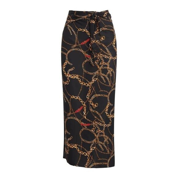 Walter Baker Multi Way Corsica Paradise Sarong Ibiza Chain Print One Size NWT - Picture 4 of 13